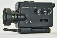 Minolta XL401 Super 8 Movie Camera w. Rokkor-Macro 1.2/8,8-34 CE11469