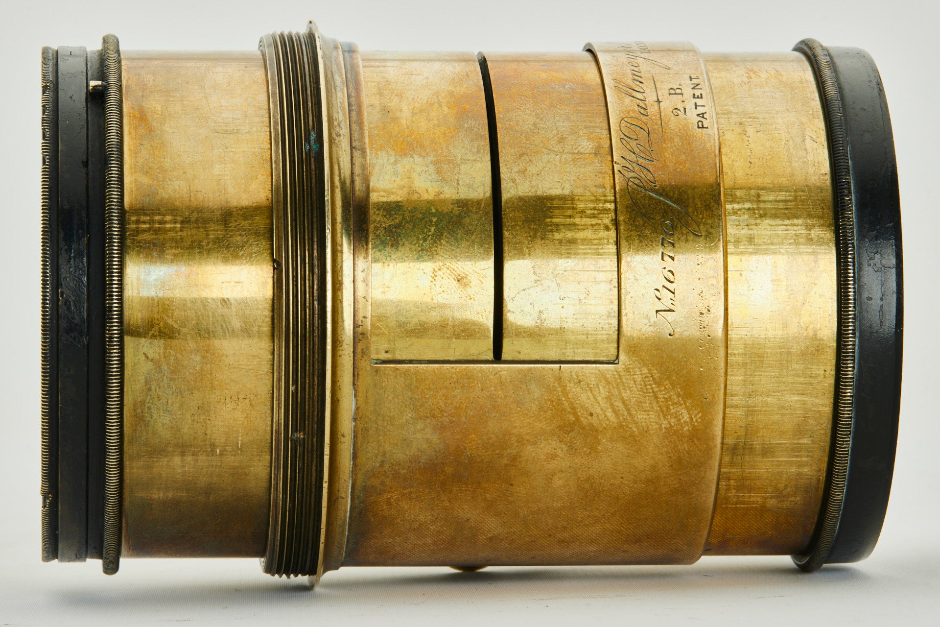A J. H. Dallmeyer 2B Bergheim Soft Focus Portrait Lens Brass Lens CE11474