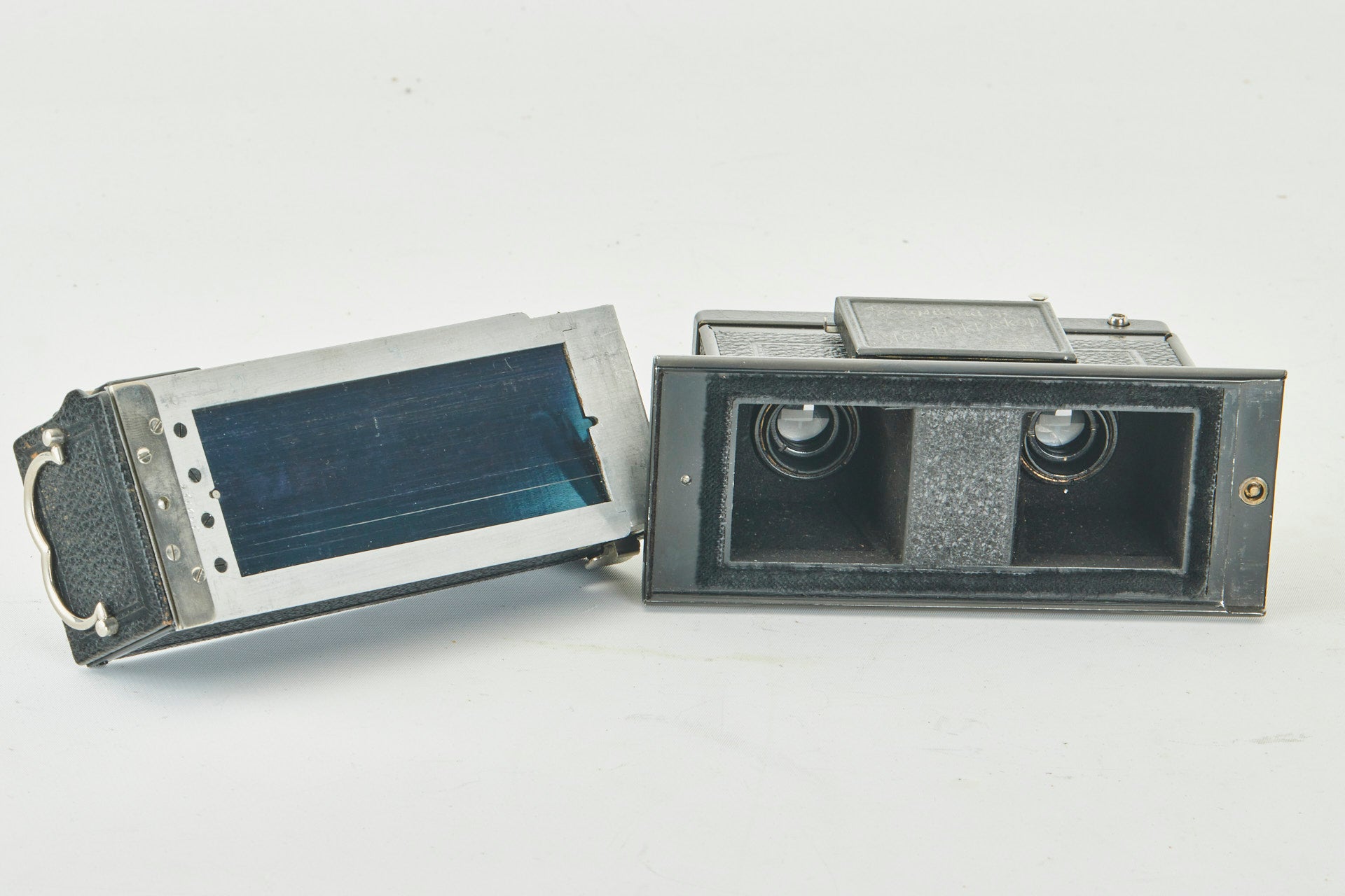 Voigtländer Compur Stereo Stereflektoskop Heliar 4,5/65mm nahezu neuwertig selten CE102