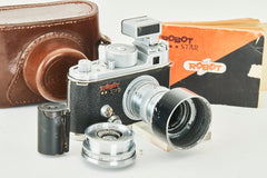 Robot Star Set w. Xenar 2,8/37,5mm, Tele-Xenar 3,8/7,5cm, finder and hood CE11211