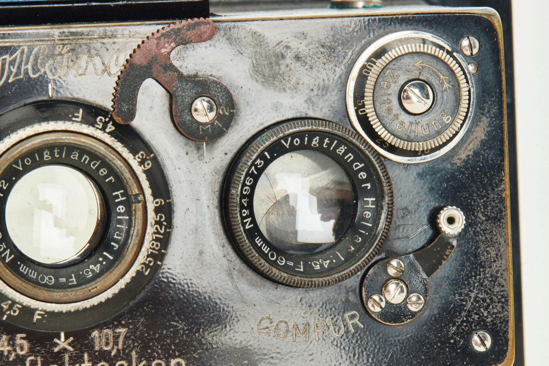 Voigtländer Stereo Kamera Stereflektoscope w. Heliar 4,5/60mm Nice Set CE10047