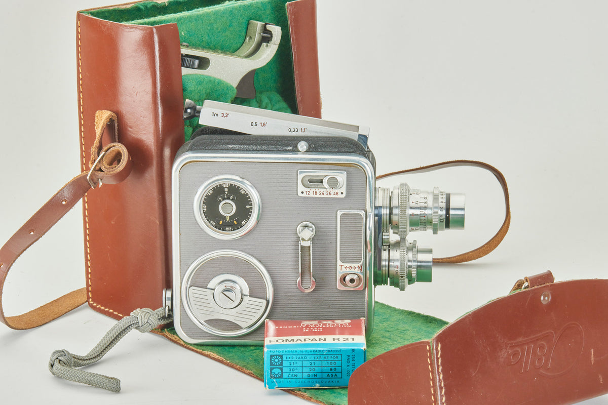 Meopta Meopta Admira 8 IIA 8mm Film Movie Camera w/ Mirar 12.5 & 35mm CE11004