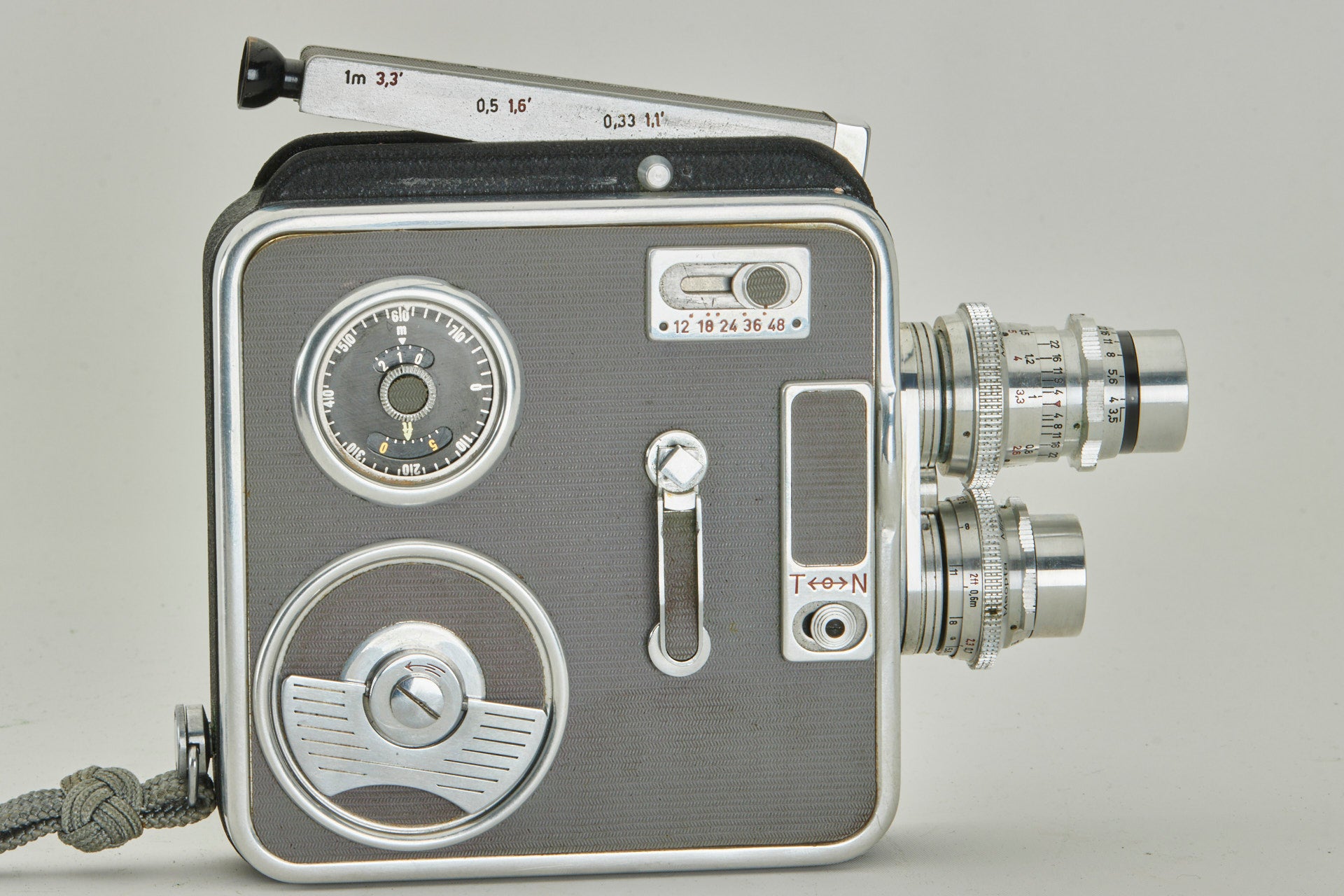 Meopta Meopta Admira 8 IIA 8mm Film Movie Camera w/ Mirar 12.5 & 35mm CE11004