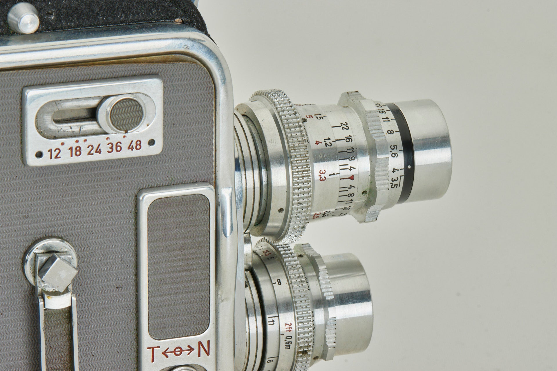 Meopta Meopta Admira 8 IIA 8mm Film Movie Camera w/ Mirar 12.5 & 35mm CE11004