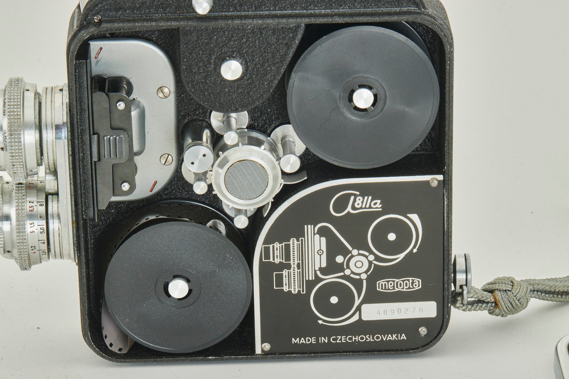 Meopta Meopta Admira 8 IIA 8mm Film Movie Camera w/ Mirar 12.5 & 35mm CE11004