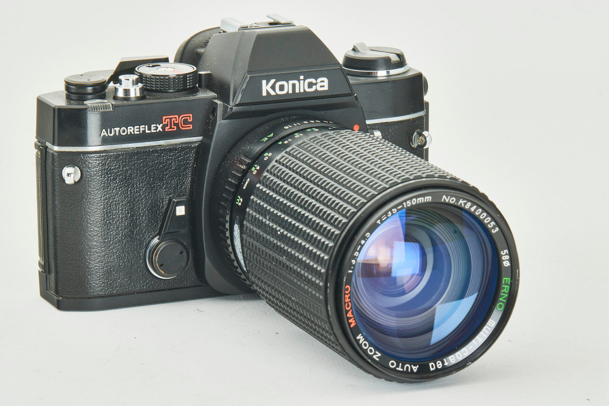 KonicaAutoflex TC SLR Camera w. Erno Multi-Coated  Macro 35-150mm CE10369