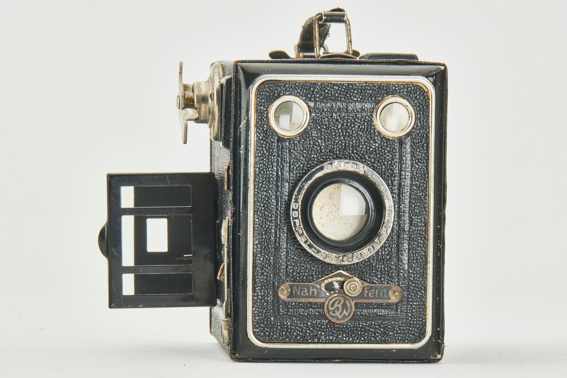 Baldy Micky-Rollbox "Mickyrelle" Zweiformat * box camera 4x6.5 w.case