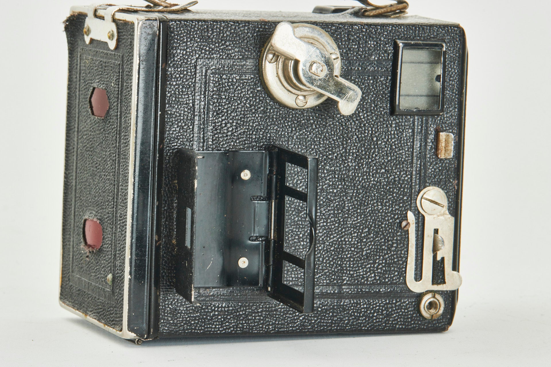 Baldy Micky-Rollbox "Mickyrelle" Zweiformat * box camera 4x6.5 w.case