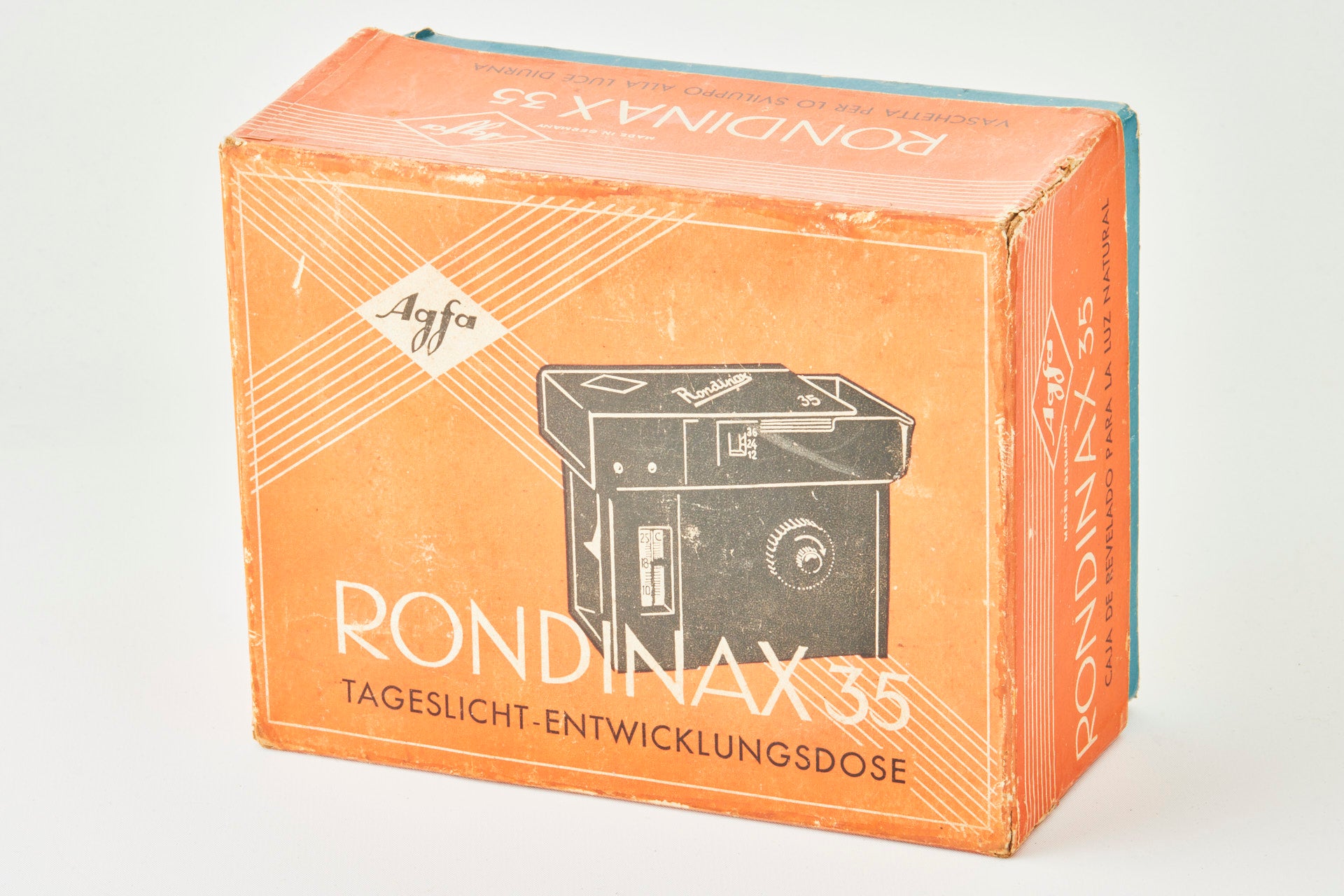 Agfa Rondinax U35 Tageslicht-Filmentwicklungstank Daylight Developing Tank CE1
