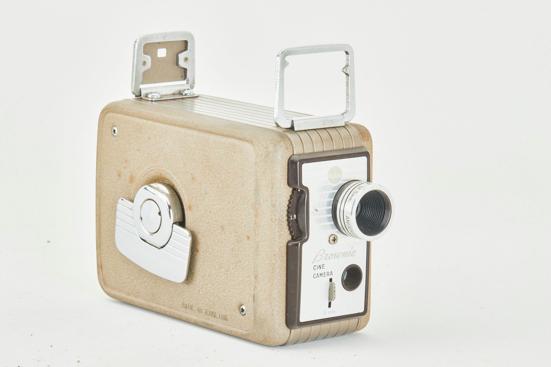 Kodak Brownie  Double 8mm Movie Camera with rare Angenieux Anastigmat 1,9/12,5  CE10617