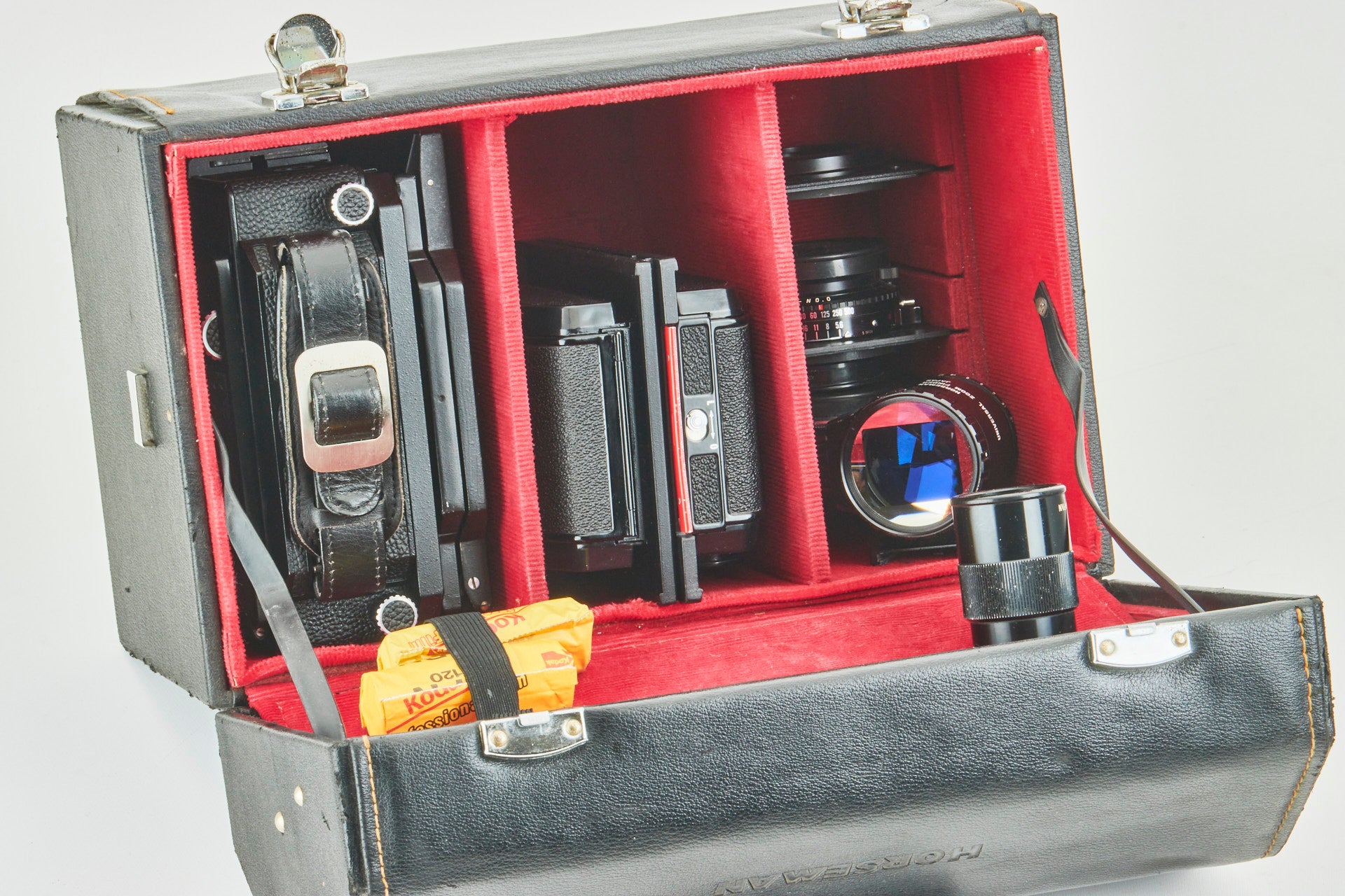Horseman 45 FA 4x5 Large Format Camera Set , Großformat Kamera  Schneider-Kreuznach CE11504